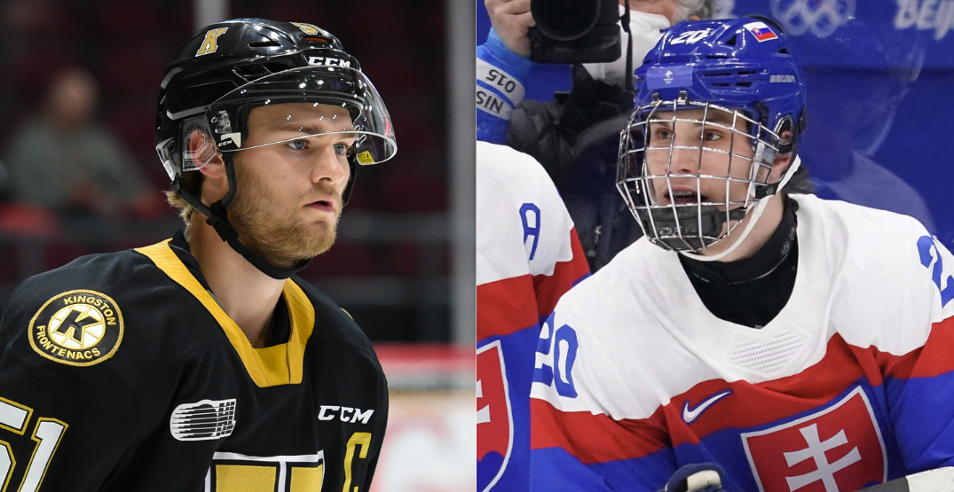 Juraj Slafkovsky Shane Wright Bob McKenzie NHL draft ranking 